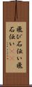 飛び石伝い Scroll