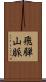 飛騨山脈 Scroll
