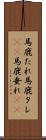 馬鹿たれ Scroll