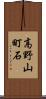 高野山町石 Scroll