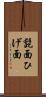 髭面 Scroll