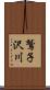 鷲子沢川 Scroll
