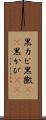 黒カビ Scroll