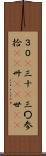 ３０(P) Scroll