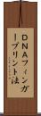 ＤＮＡフィンガープリント法 Scroll