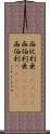 西比利亜(ateji) Scroll