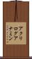 アクリログアナミン Scroll