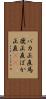 バカ正直 Scroll