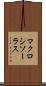 マクロシソーラス Scroll