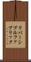 リバーシブル・ファブリック Scroll