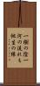 一樹の陰一河の流れも他生の縁 Scroll