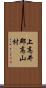 上高井郡高山村 Scroll