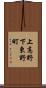 上高野下東野町 Scroll