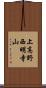 上高野西明寺山 Scroll