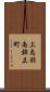 上鳥羽南鉾立町 Scroll