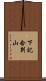 下記念別山 Scroll