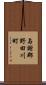 与謝郡野田川町 Scroll