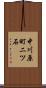 中川原町二ツ石 Scroll