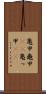 亀甲 Scroll