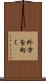 外方を向く Scroll