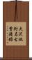 大沢池附名古曽滝跡 Scroll