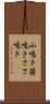 小鳴き Scroll