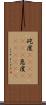 屹度(ateji)(rK) Scroll