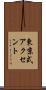 東京式アクセント Scroll