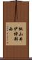 桃山井伊掃部西 Scroll