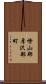 檜山郡厚沢部町 Scroll