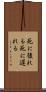死に後れる Scroll