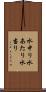 水中り Scroll