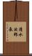 清水次郎長 Scroll