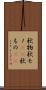 秋物 Scroll