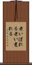 老いぼれる Scroll