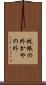 蚊帳の外 Scroll