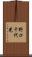 野口千代光 Scroll
