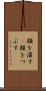 顔を潰す(P) Scroll