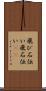 飛び石伝い Scroll