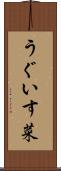 うぐいす菜 Scroll