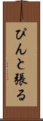 ぴんと張る Scroll