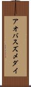 アオバスズメダイ Scroll