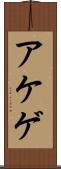 アケゲ Scroll