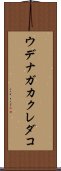 ウデナガカクレダコ Scroll