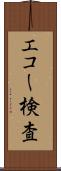 エコー検査 Scroll