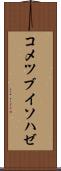 コメツブイソハゼ Scroll