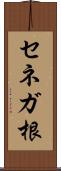 セネガ根 Scroll