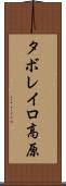 タボレイロ高原 Scroll
