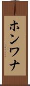 ホンワナ Scroll