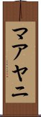 マアヤニ Scroll
